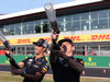 GP GRAN BRETAGNA, 05.07.2018- Max Verstappen (NED) Red Bull Racing RB14 e Daniel Ricciardo (AUS) Red Bull Racing RB14