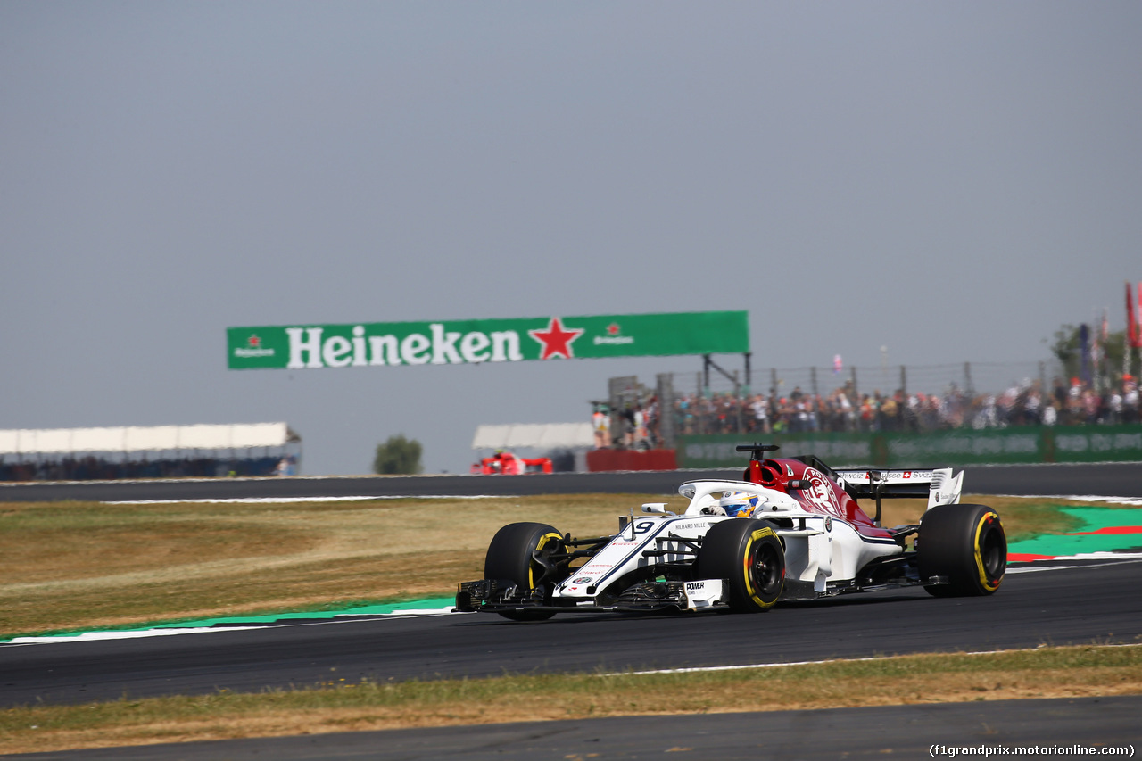 GP GRAN BRETAGNA, 06.07.2018- free Practice 1, Marcus Ericsson (SUE) Alfa Romeo Sauber C37