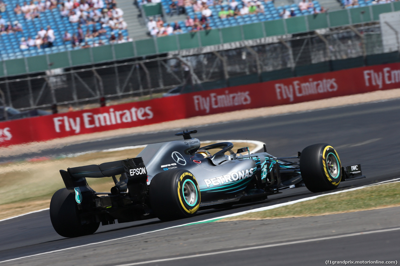 GP GRAN BRETAGNA, 07.07.2018- Free practice 3,  Lewis Hamilton (GBR) Mercedes AMG F1 W09
