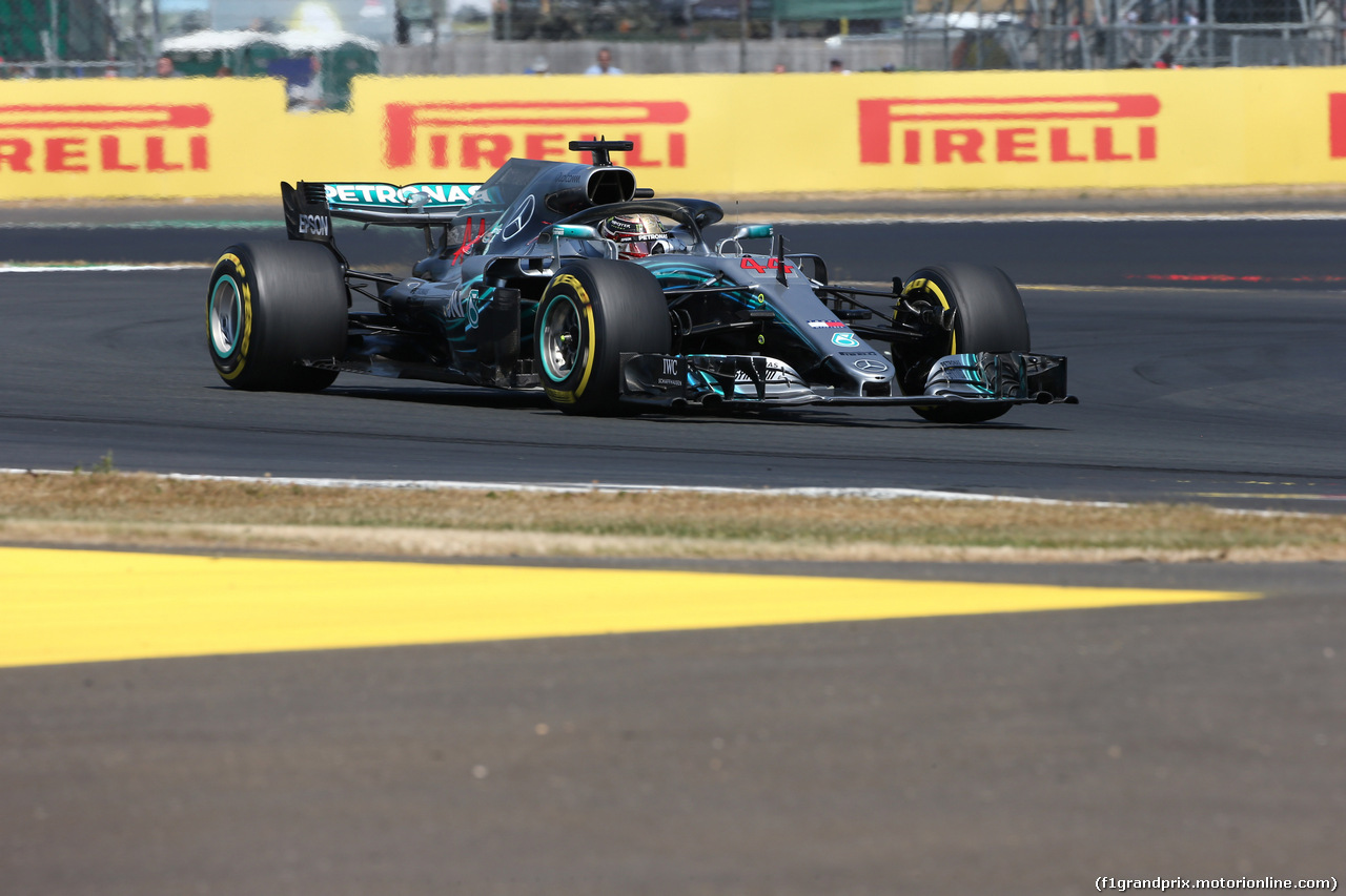 GP GRAN BRETAGNA, 07.07.2018- Free practice 3,  Lewis Hamilton (GBR) Mercedes AMG F1 W09