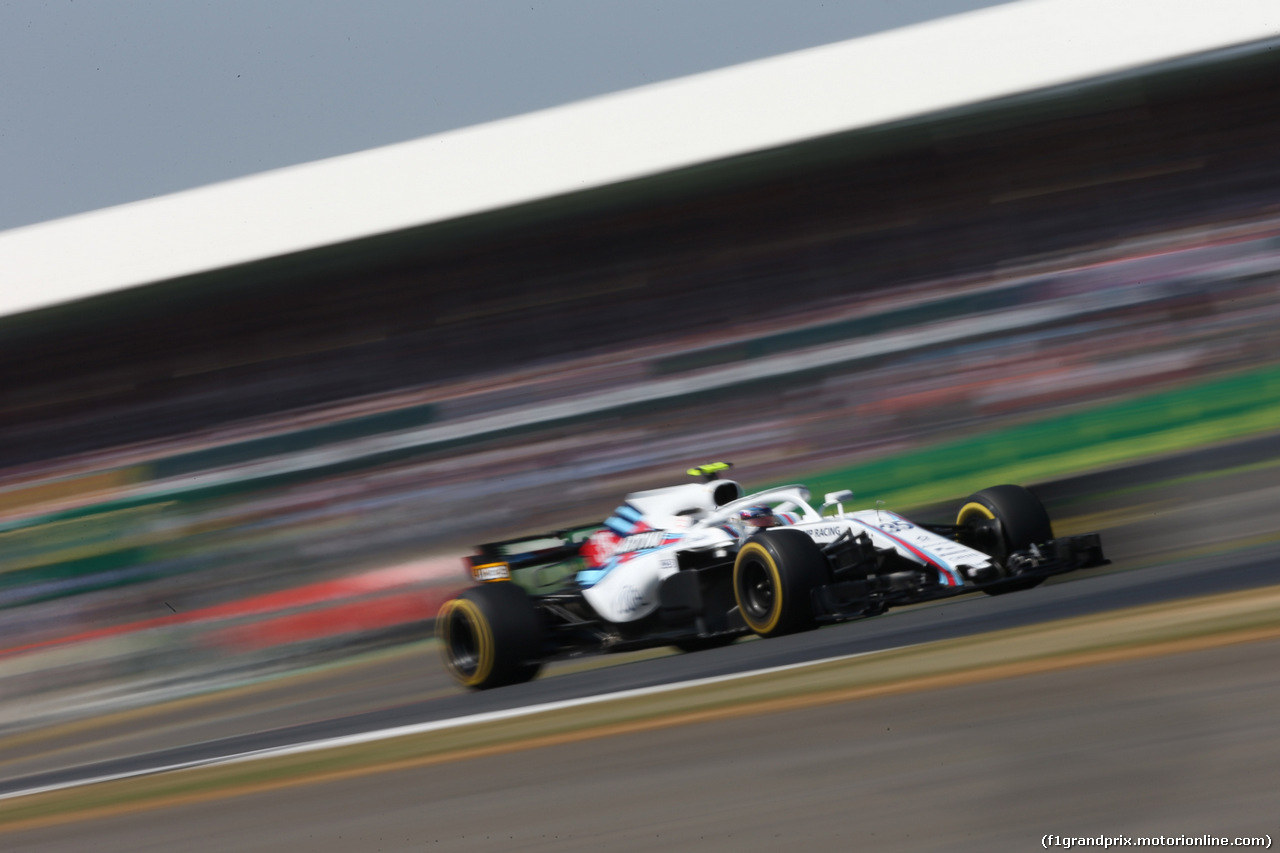 GP GRAN BRETAGNA, 07.07.2018- Free practice 3, Sergej Sirotkin (RUS) Williams F1 Team FW41