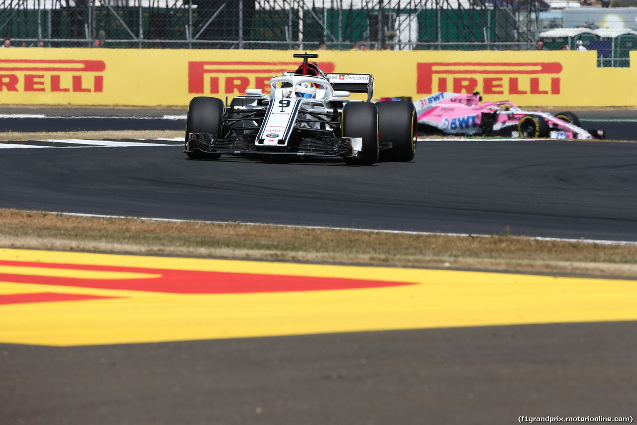 GP GRAN BRETAGNA, 07.07.2018- Free practice 3, Marcus Ericsson (SUE) Alfa Romeo Sauber C37