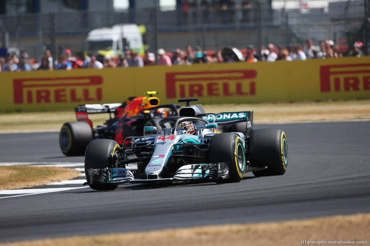GP GRAN BRETAGNA, 07.07.2018- Free practice 3, Lewis Hamilton (GBR) Mercedes AMG F1 W09