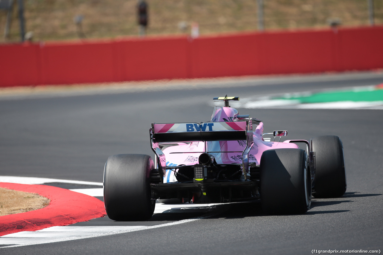 GP GRAN BRETAGNA, 07.07.2018- Free practice 3, Esteban Ocon (FRA) Sahara Force India F1 VJM11