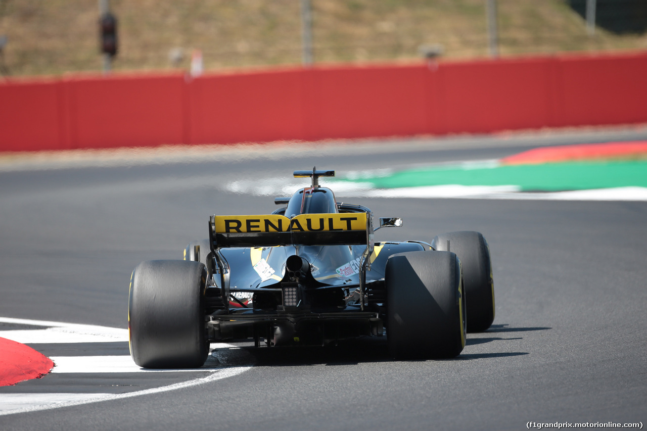 GP GRAN BRETAGNA, 07.07.2018- Free practice 3, Nico Hulkenberg (GER) Renault Sport F1 Team RS18
