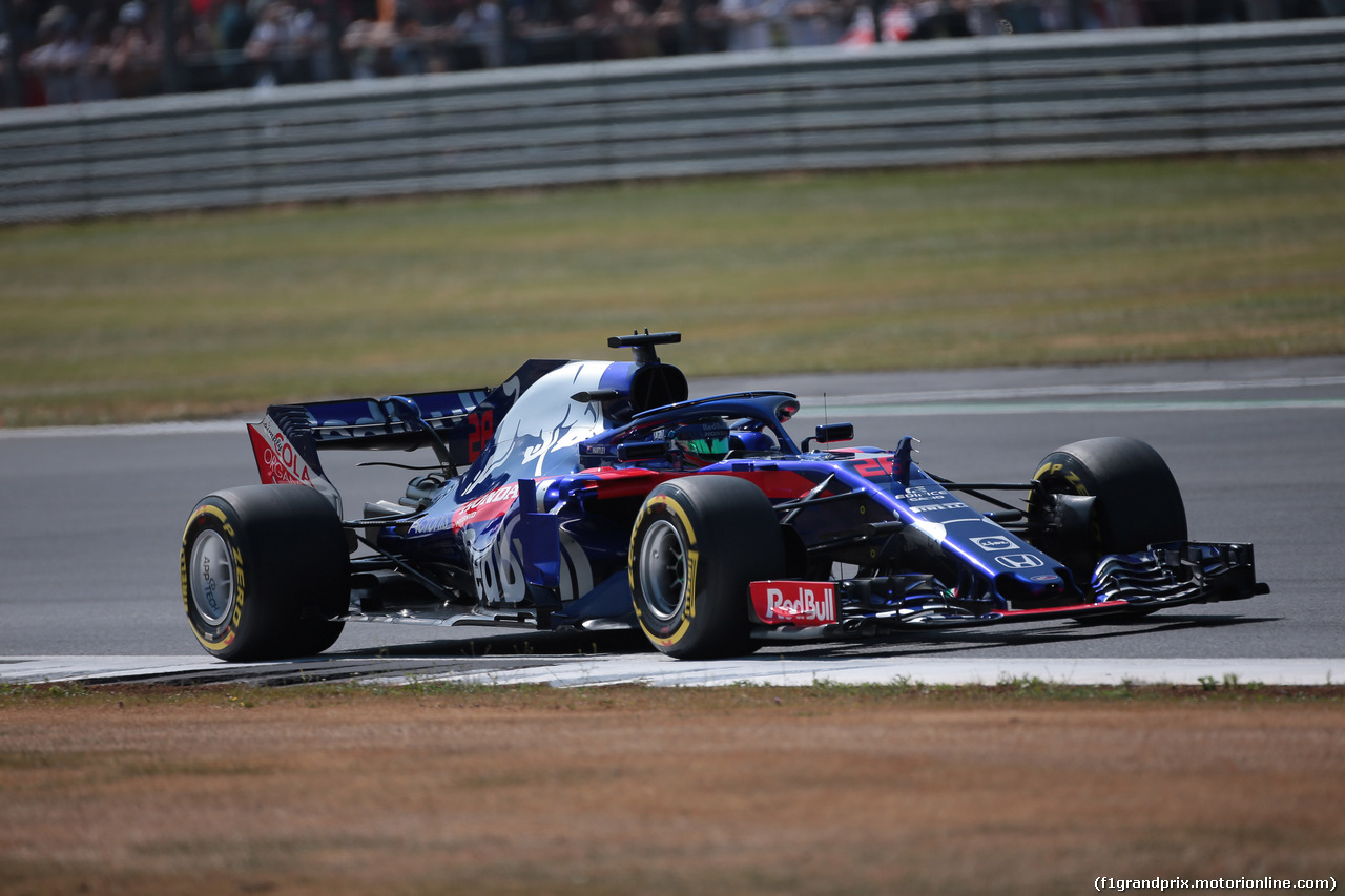 GP GRAN BRETAGNA, 07.07.2018- Free practice 3, Brendon Hartley (FRA) Scuderia Toro Rosso STR13