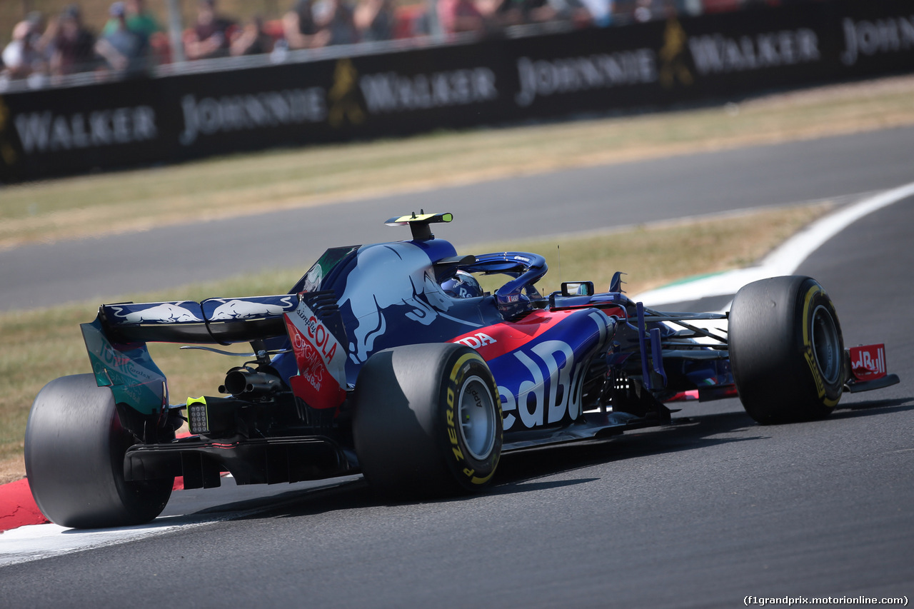 GP GRAN BRETAGNA, 07.07.2018- Free practice 3, Pierre Gasly (FRA) Scuderia Toro Rosso STR13