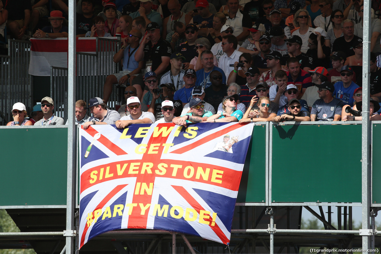 GP GRAN BRETAGNA, 07.07.2018- Free practice 3, Fans