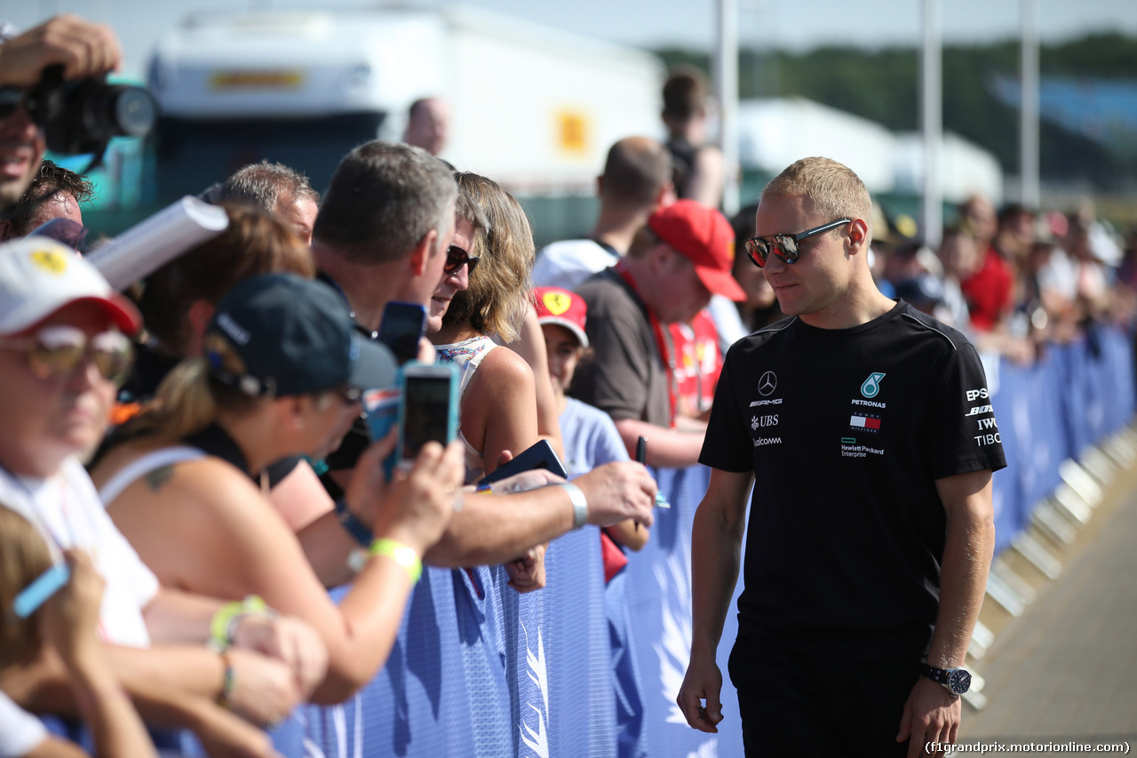 GP GRAN BRETAGNA, 07.07.2018- Valtteri Bottas (FIN) Mercedes AMG F1 W09