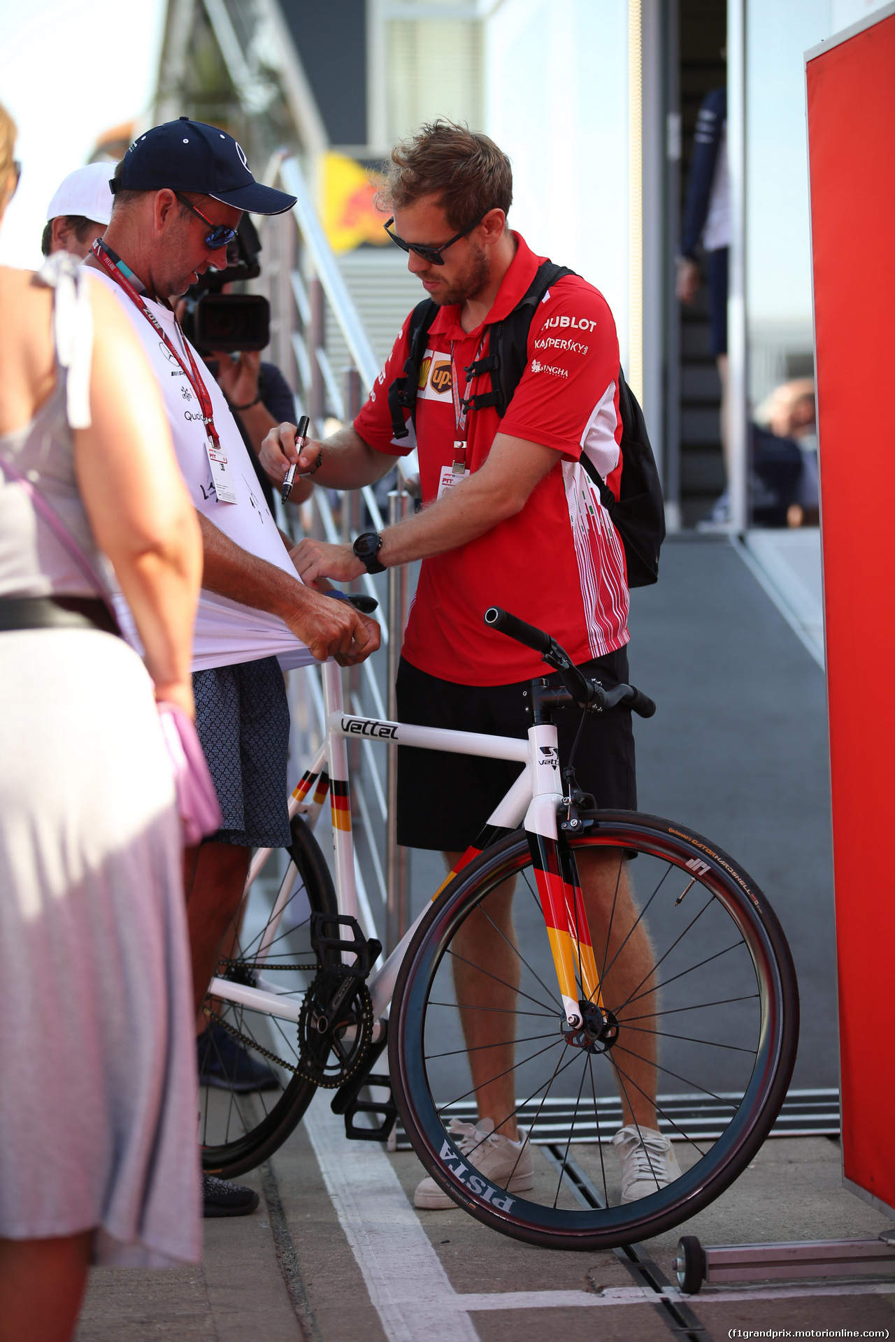 GP GRAN BRETAGNA, 07.07.2018- Sebastian Vettel (GER) Ferrari SF71H