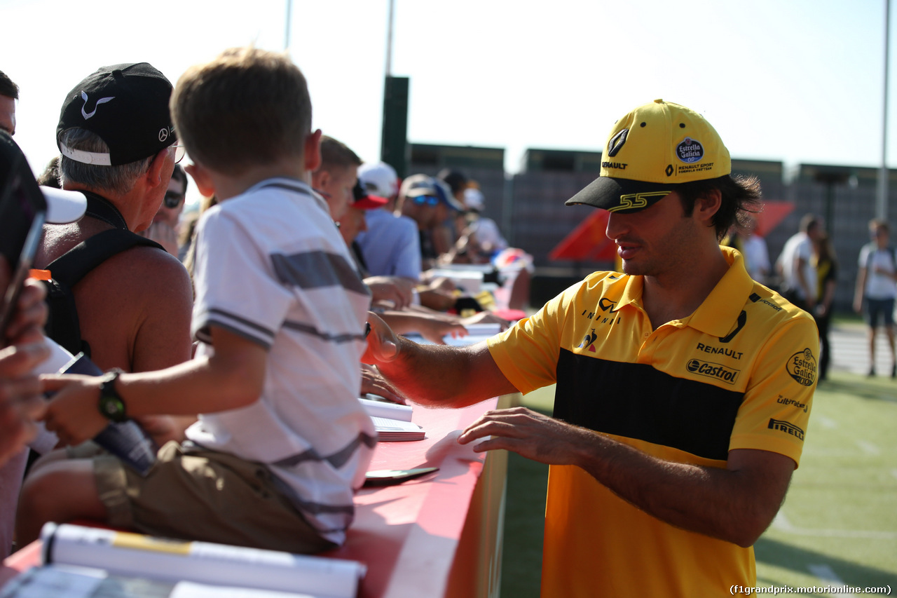 GP GRAN BRETAGNA, 07.07.2018- Carlos Sainz Jr (ESP) Renault Sport F1 Team RS18