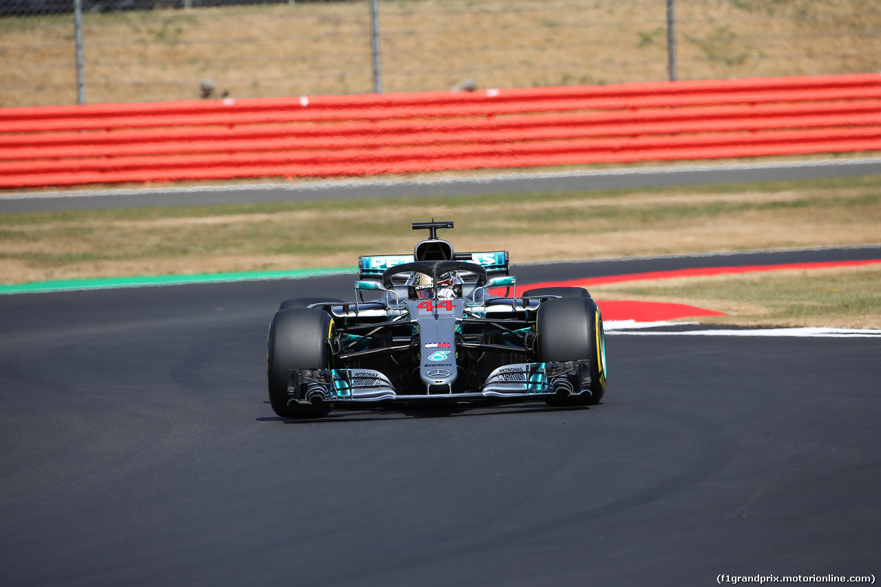 GP GRAN BRETAGNA, 07.07.2018- Qualifiche, Lewis Hamilton (GBR) Mercedes AMG F1 W09