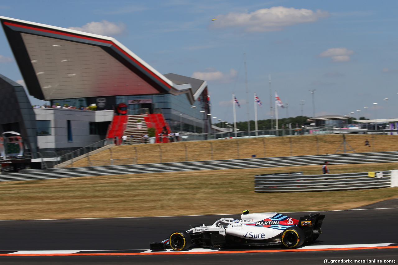 GP GRAN BRETAGNA, 07.07.2018- Qualifiche, Sergej Sirotkin (RUS) Williams F1 Team FW41