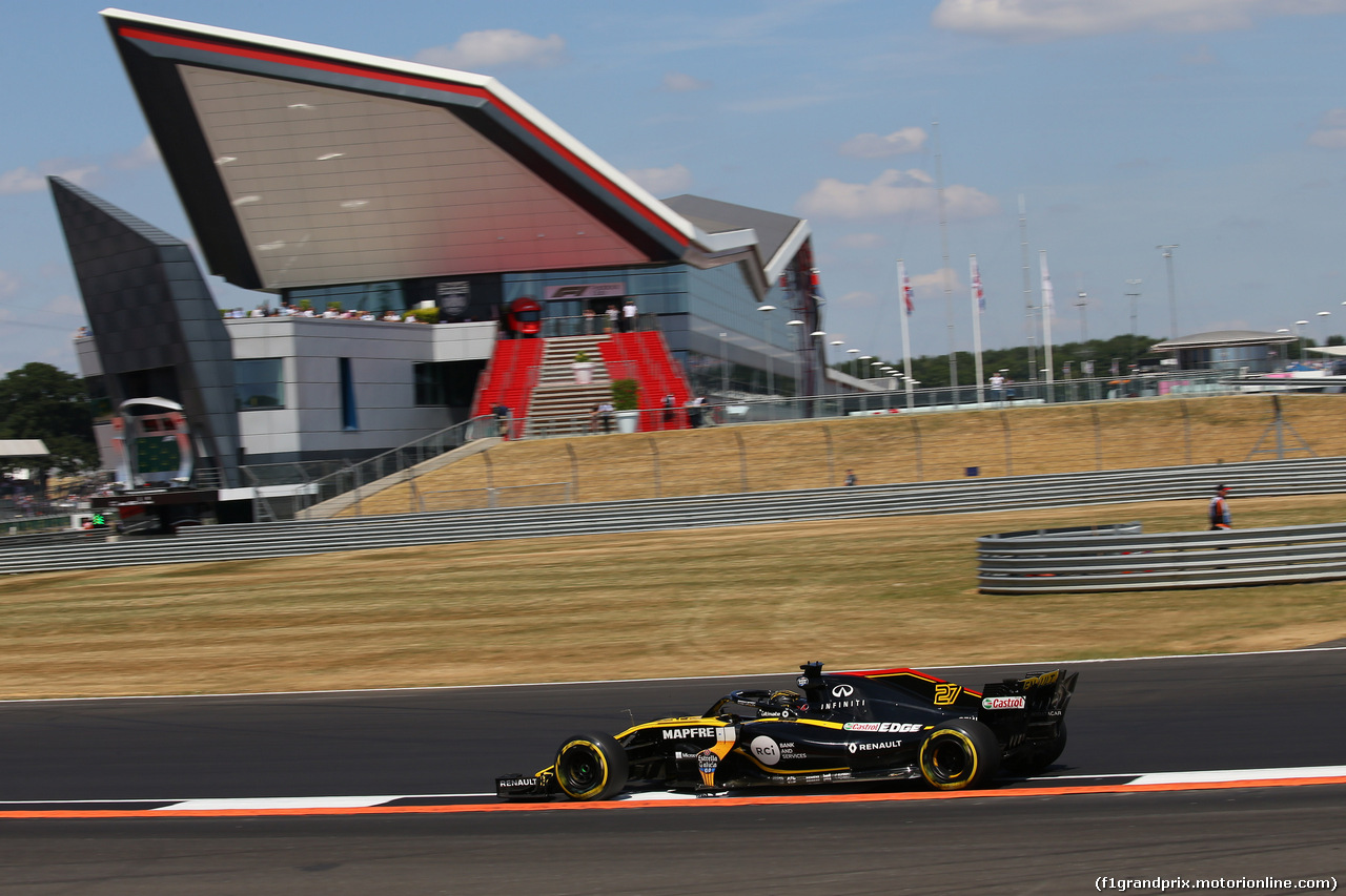 GP GRAN BRETAGNA, 07.07.2018- Qualifiche, Nico Hulkenberg (GER) Renault Sport F1 Team RS18