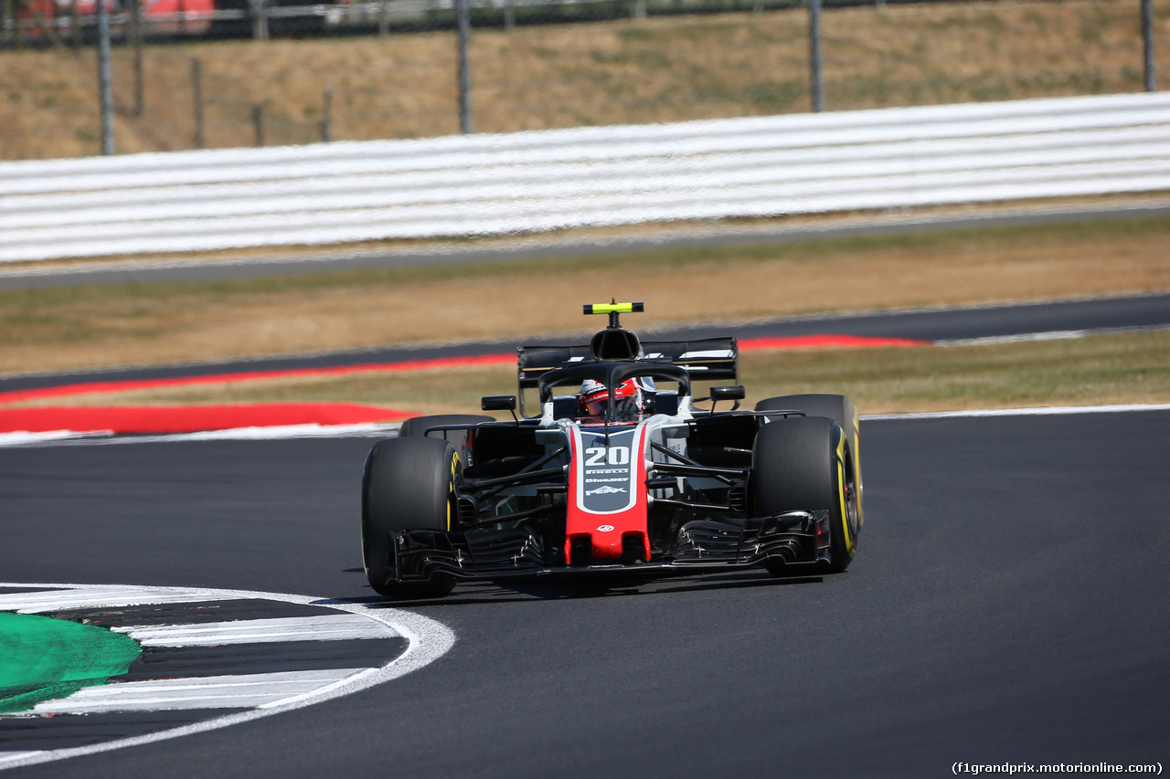 GP GRAN BRETAGNA, 07.07.2018- Qualifiche, Kevin Magnussen (DEN) Haas F1 Team VF-18
