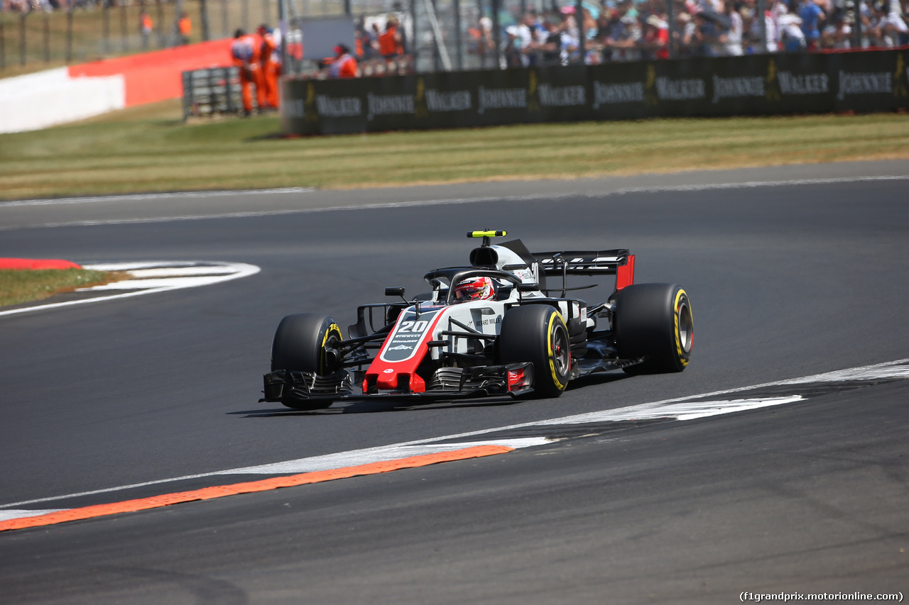 GP GRAN BRETAGNA, 07.07.2018- Qualifiche, Kevin Magnussen (DEN) Haas F1 Team VF-18