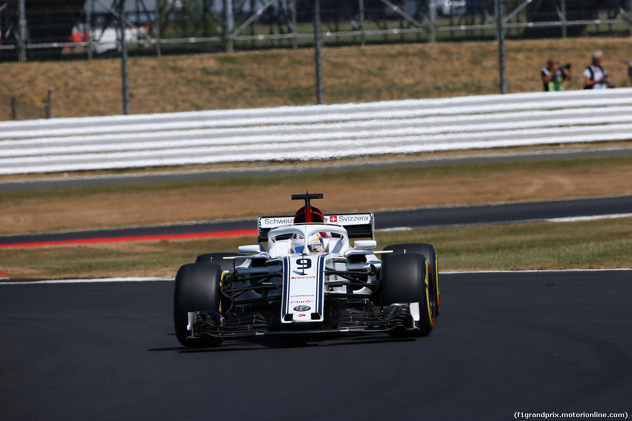 GP GRAN BRETAGNA, 07.07.2018- Qualifiche, Marcus Ericsson (SUE) Alfa Romeo Sauber C37