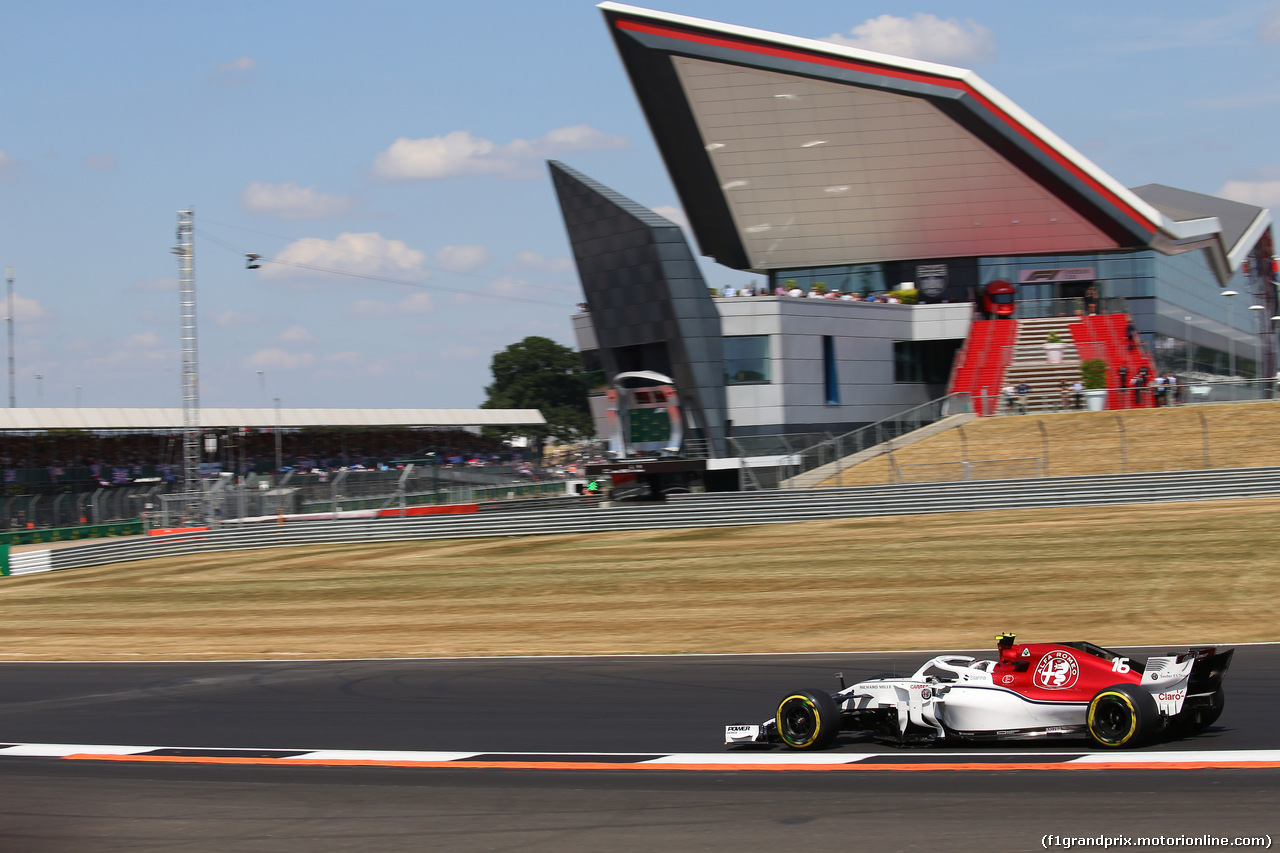 GP GRAN BRETAGNA, 07.07.2018- Qualifiche, Charles Leclerc (GER) Alfa Romeo Sauber C37