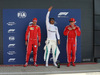 GP GRAN BRETAGNA, 07.07.2018- Qualifiche celebration, pole positionLewis Hamilton (GBR) Mercedes AMG F1 W09 2nd place Sebastian Vettel (GER) Ferrari SF71H, 3rd place Kimi Raikkonen (FIN) Ferrari SF71H