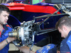 GP GRAN BRETAGNA, 07.07.2018- meccanici works on Pierre Gasly (FRA) Scuderia Toro Rosso STR13 front sunspenson after the crash in free practice 3,  of Brendon Hartley (FRA) Scuderia Toro Rosso STR13