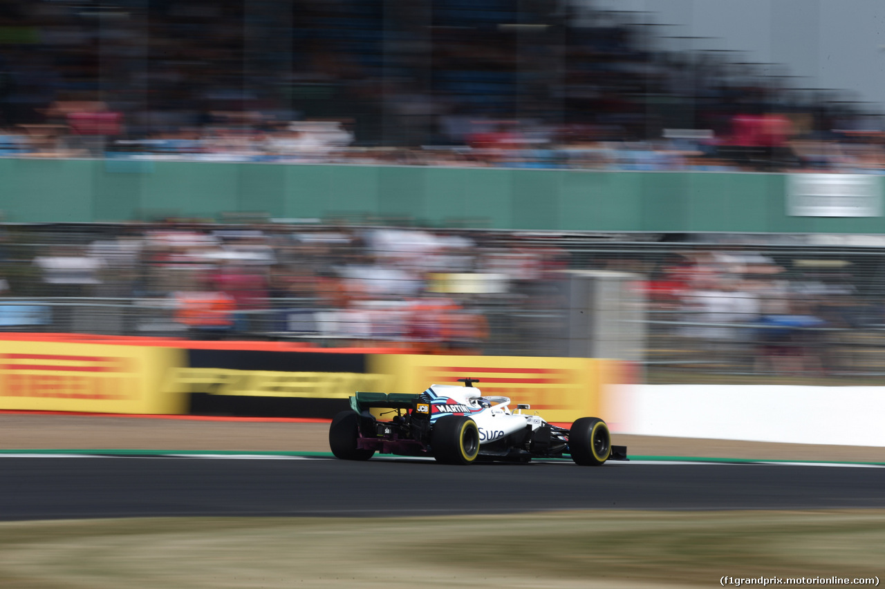 GP GRAN BRETAGNA, 06.07.2018- free Practice 1, Lance Stroll (CDN) Williams FW41
