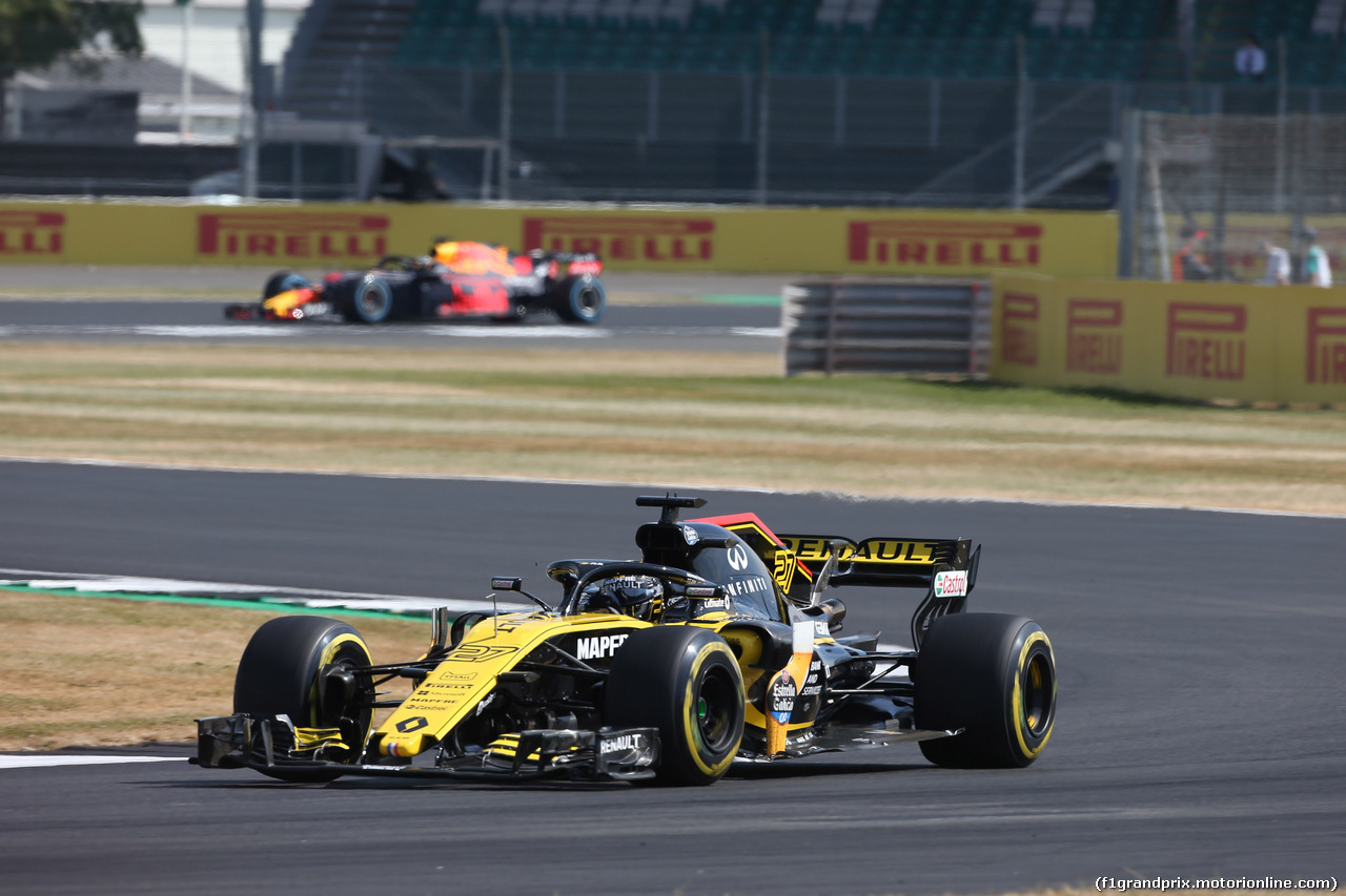 GP GRAN BRETAGNA, 06.07.2018- free Practice 1, Nico Hulkenberg (GER) Renault Sport F1 Team RS18