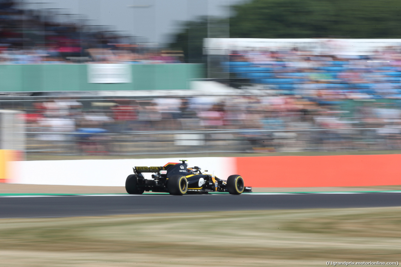 GP GRAN BRETAGNA, 06.07.2018- free Practice 1, Carlos Sainz Jr (ESP) Renault Sport F1 Team RS18