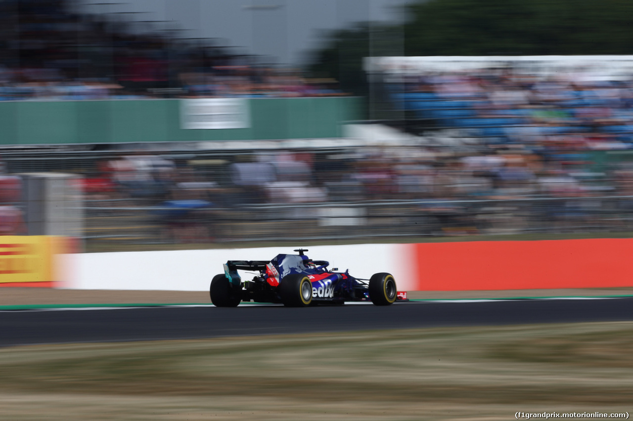 GP GRAN BRETAGNA, 06.07.2018- free Practice 1, Brendon Hartley (FRA) Scuderia Toro Rosso STR13
