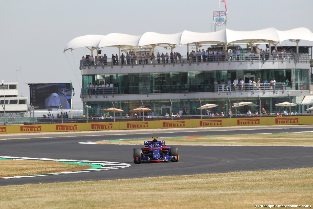GP GRAN BRETAGNA, 06.07.2018- free Practice 1, Pierre Gasly (FRA) Scuderia Toro Rosso STR13