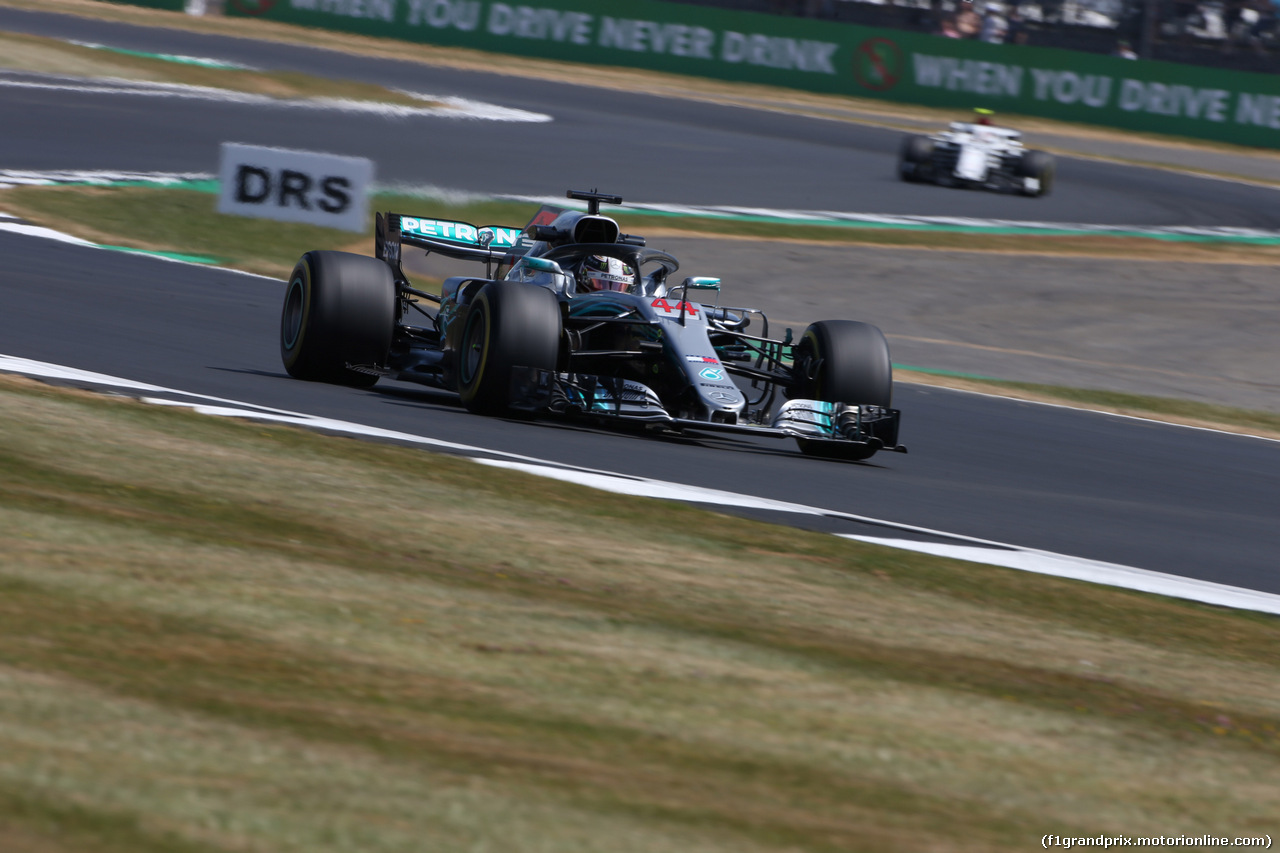 GP GRAN BRETAGNA, 06.07.2018- free Practice 1, Lewis Hamilton (GBR) Mercedes AMG F1 W09
