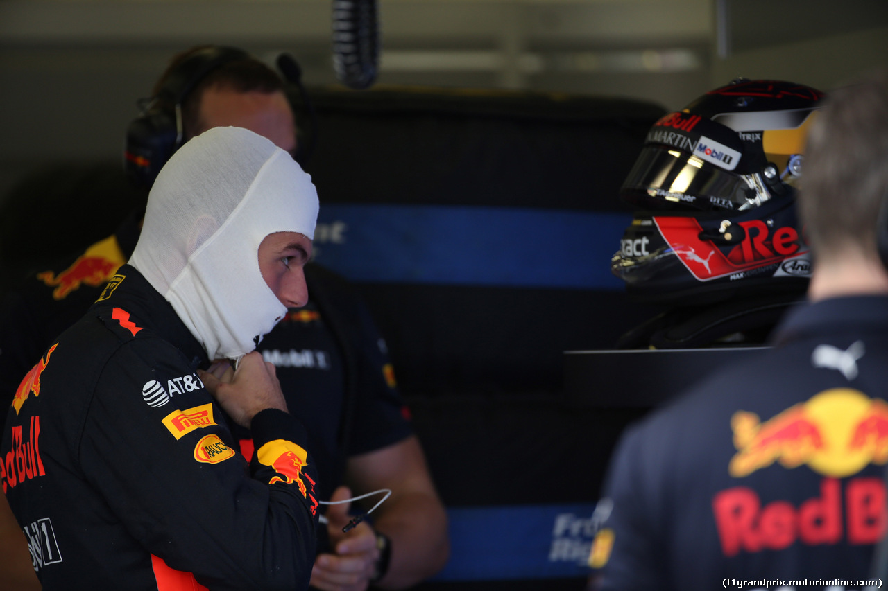 GP GRAN BRETAGNA, 06.07.2018- free Practice 1, Max Verstappen (NED) Red Bull Racing RB14