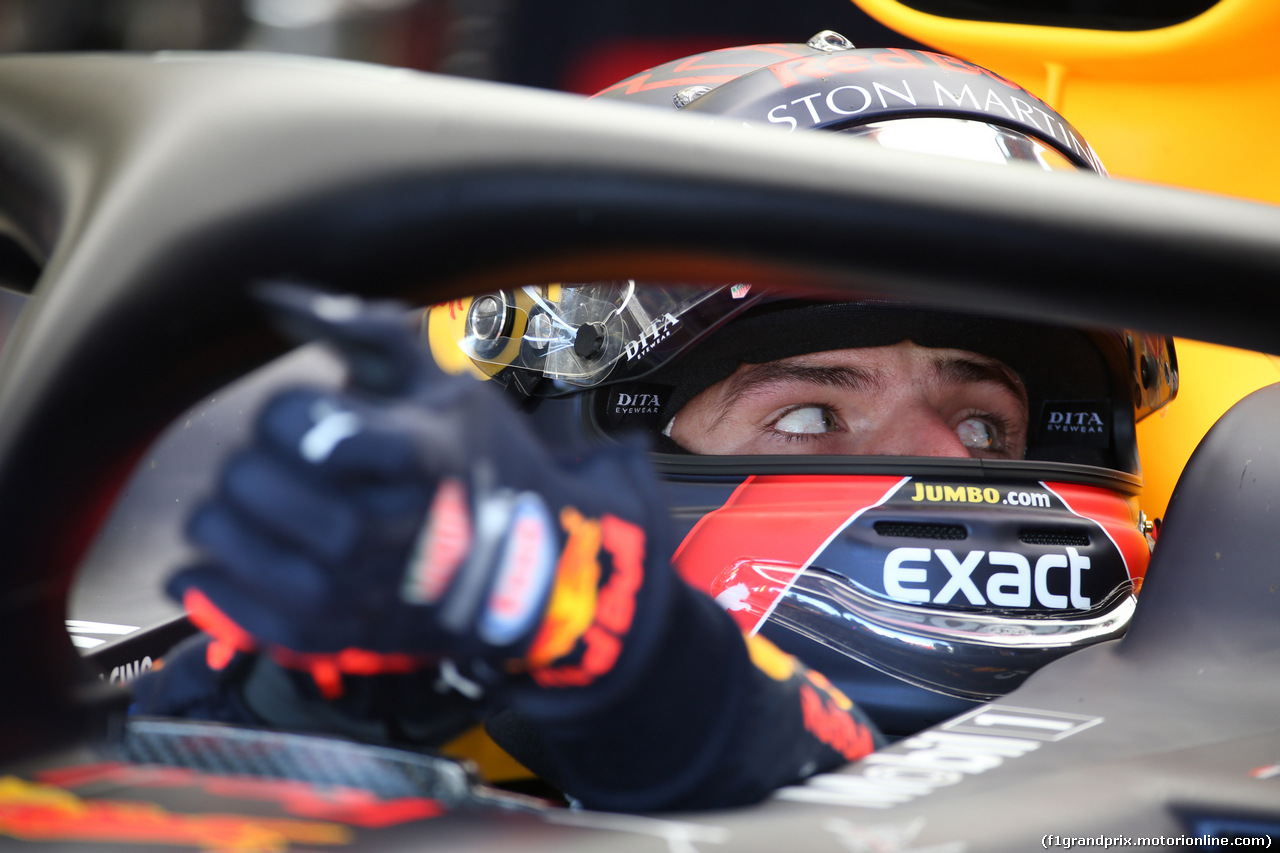 GP GRAN BRETAGNA, 06.07.2018- free Practice 1, Max Verstappen (NED) Red Bull Racing RB14