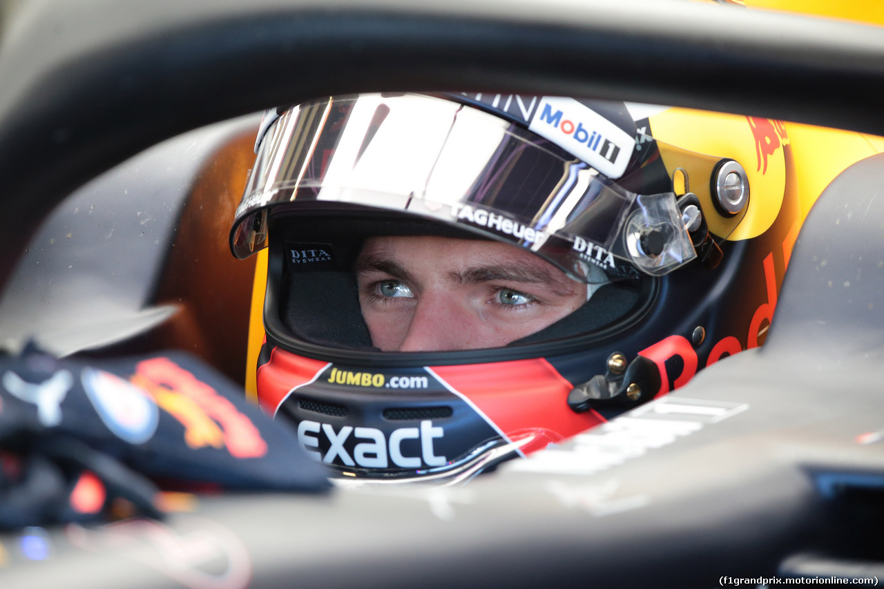 GP GRAN BRETAGNA, 06.07.2018- free Practice 1, Max Verstappen (NED) Red Bull Racing RB14