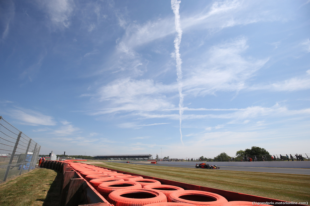GP GRAN BRETAGNA, 06.07.2018- free Practice 1, Max Verstappen (NED) Red Bull Racing RB14