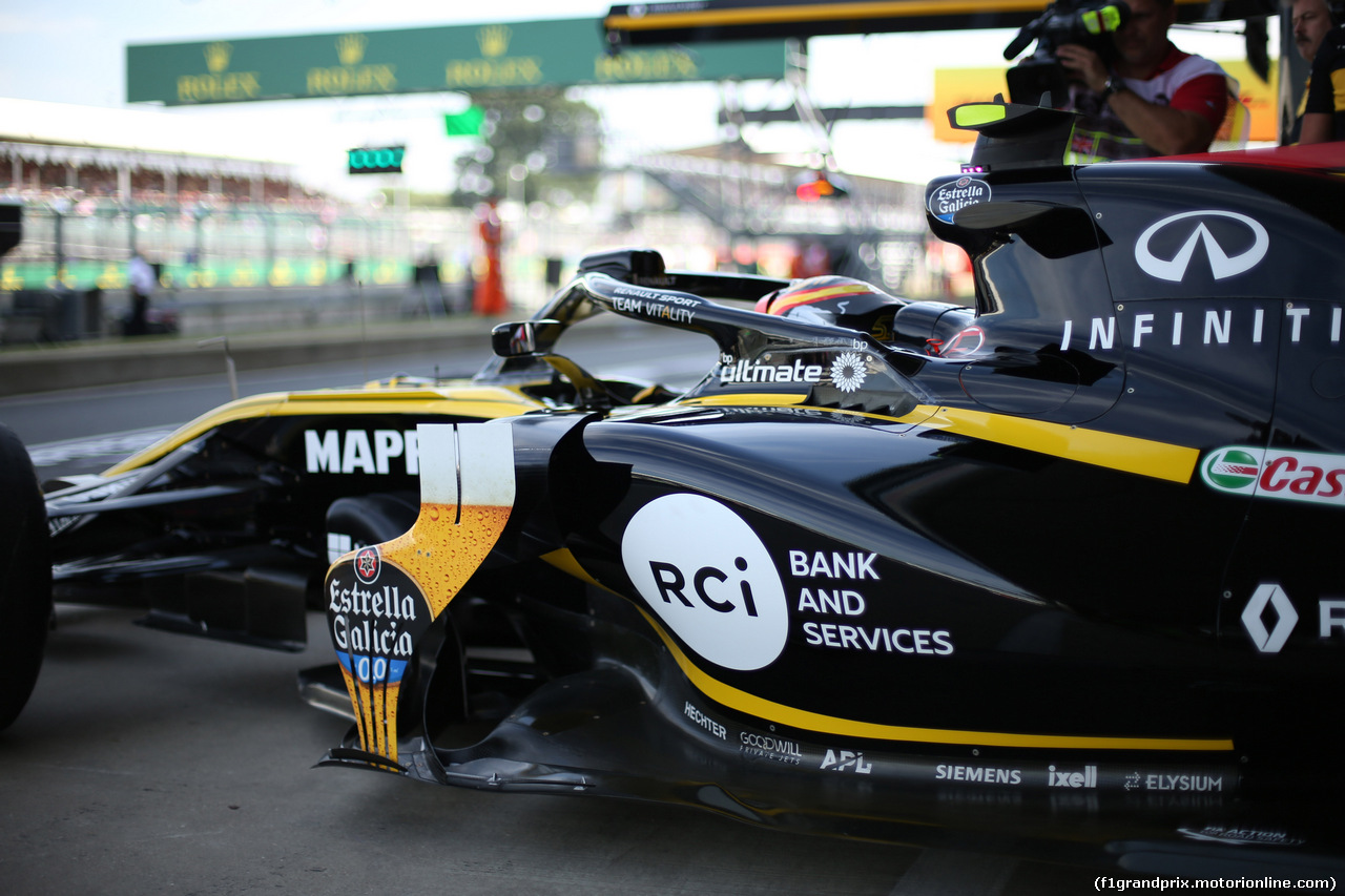 GP GRAN BRETAGNA, 06.07.2018- free Practice 1, Carlos Sainz Jr (ESP) Renault Sport F1 Team RS18
