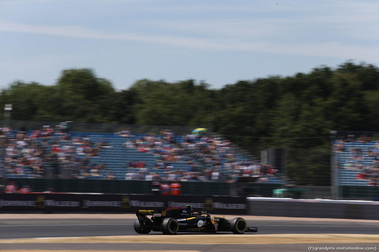 GP GRAN BRETAGNA, 06.07.2018- free Practice 1, Carlos Sainz Jr (ESP) Renault Sport F1 Team RS18