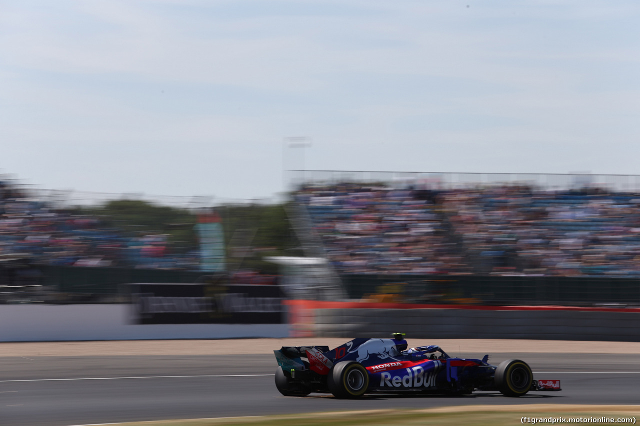 GP GRAN BRETAGNA, 06.07.2018- free Practice 1, Pierre Gasly (FRA) Scuderia Toro Rosso STR13