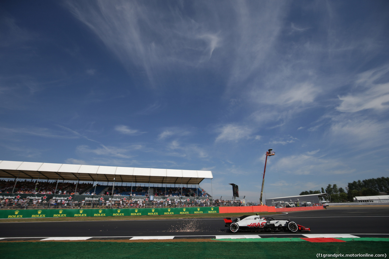 GP GRAN BRETAGNA, 06.07.2018- free Practice 1, Kevin Magnussen (DEN) Haas F1 Team VF-18