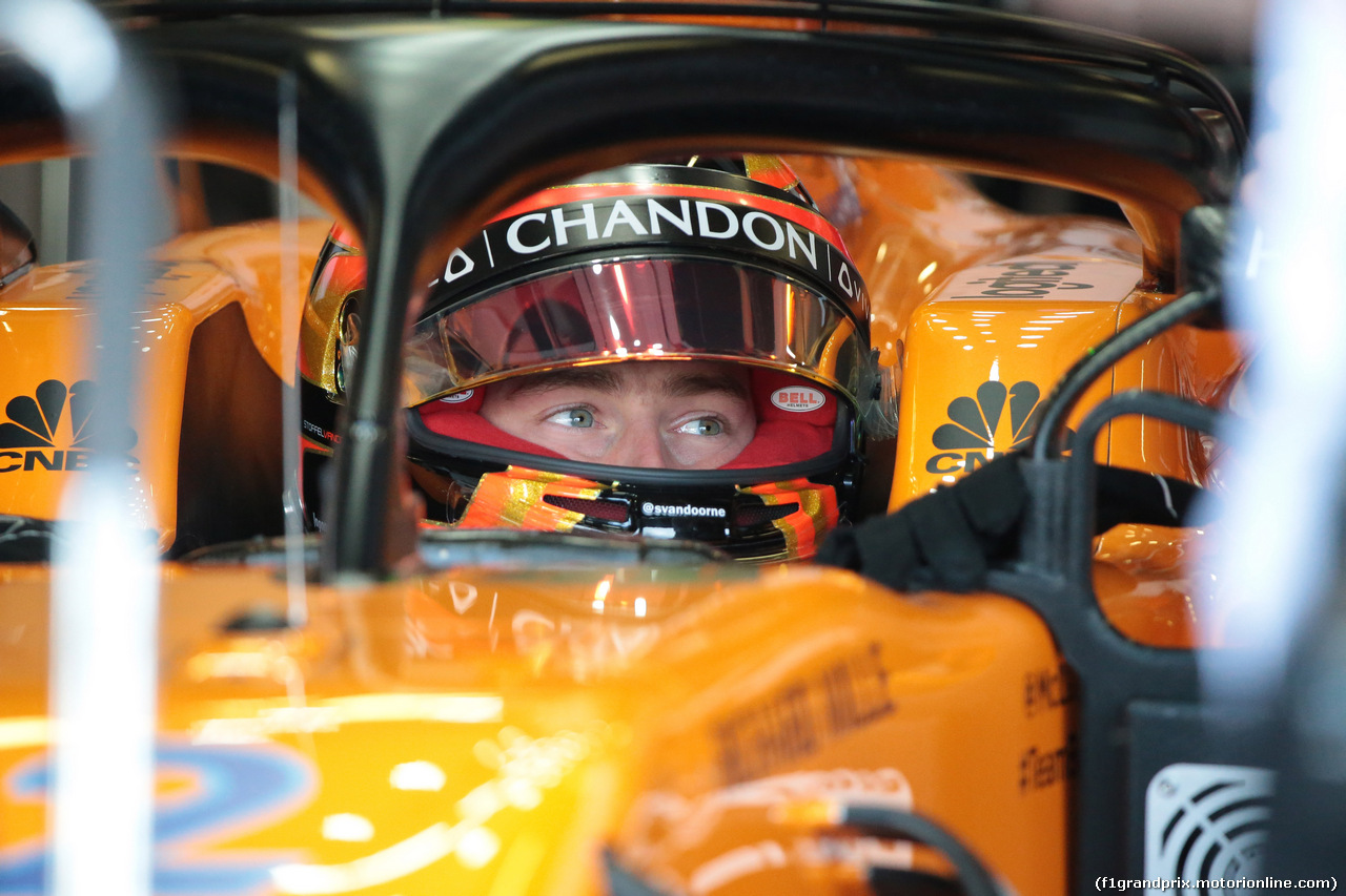 GP GRAN BRETAGNA, 06.07.2018- free Practice 1, Stoffel Vandoorne (BEL) McLaren MCL33