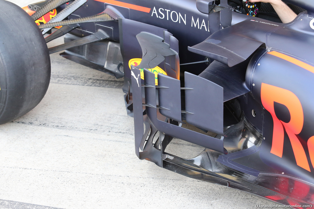 GP GRAN BRETAGNA, 06.07.2018- free Practice 1, Aston Martin Red Bull Racing RB14 Tech Detail