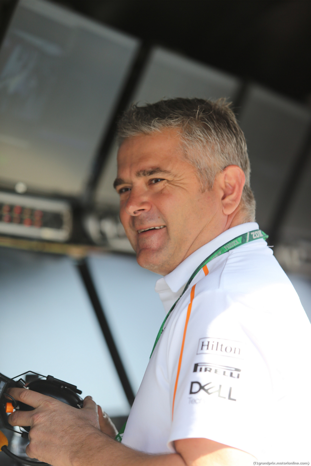 GP GRAN BRETAGNA, 06.07.2018- free Practice 1, Gil de Ferran (BRA) McLaren Sporting Director