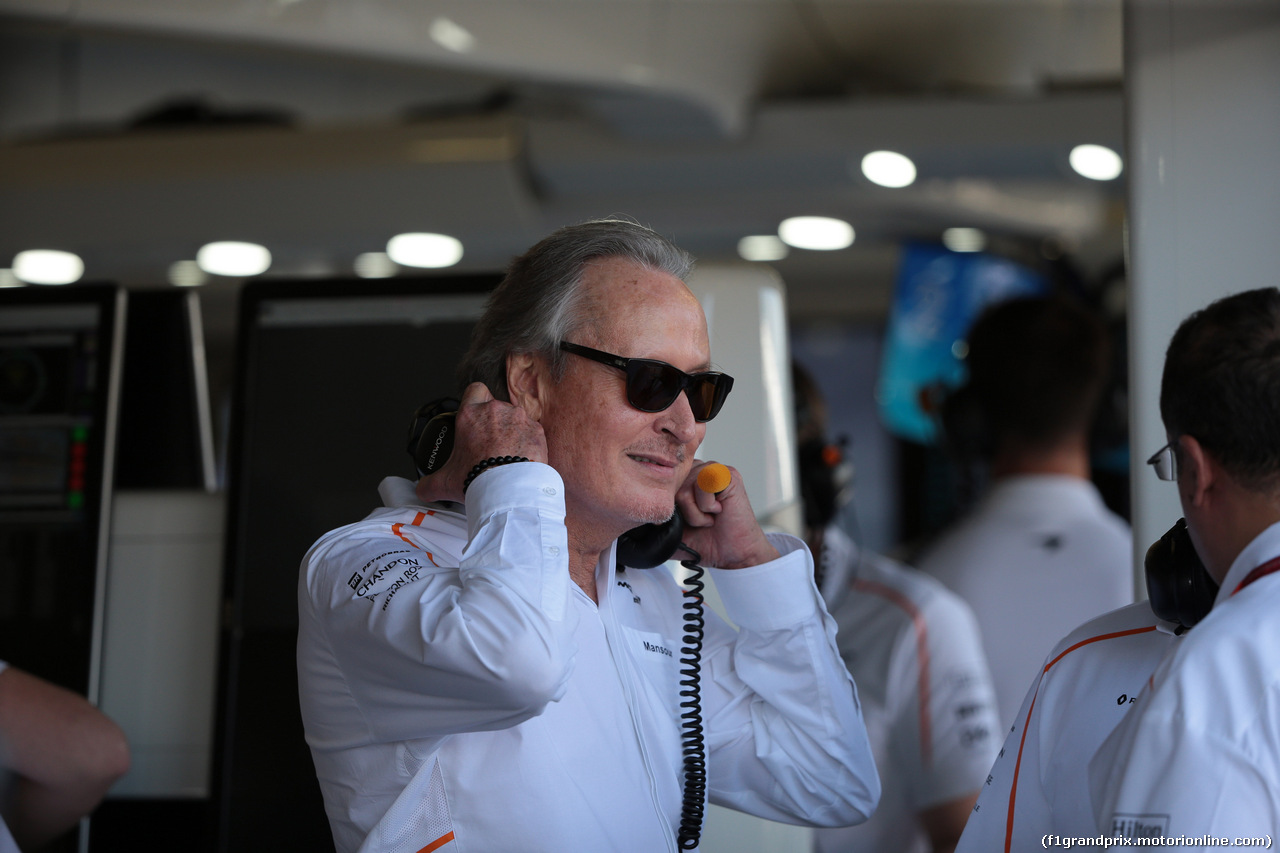 GP GRAN BRETAGNA, 06.07.2018- free Practice 1, Mansour Ojjeh (SUI), McLaren shareholder