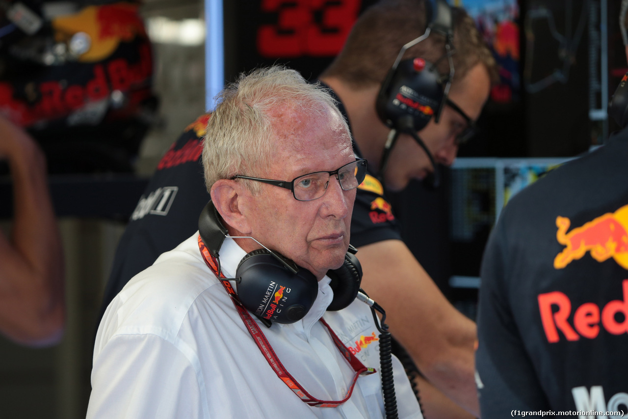GP GRAN BRETAGNA, 06.07.2018- free Practice 1, Helmut Marko (AUT), Red Bull Racing, Red Bull Advisor