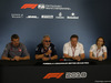 GP GRAN BRETAGNA, 06.07.2018- Venerdi' Official Fia press conference, L to R Guenther Steiner (ITA) Haas F1 Team Prinicipal, Vijay Mallya (IND) Sahara Force India F1 Team Owner, Zak Brown (USA) McLaren Executive Director e Claire Williams (GBR) Williams Deputy Team Principa