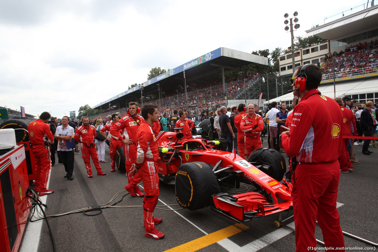 GP ITALIA, 02.09.2018 - Gara, Sebastian Vettel (GER) Ferrari SF71H