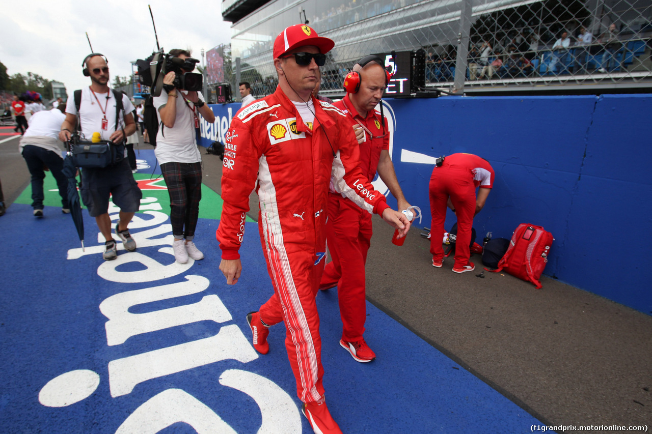 GP ITALIA, 02.09.2018 - Gara, Kimi Raikkonen (FIN) Ferrari SF71H