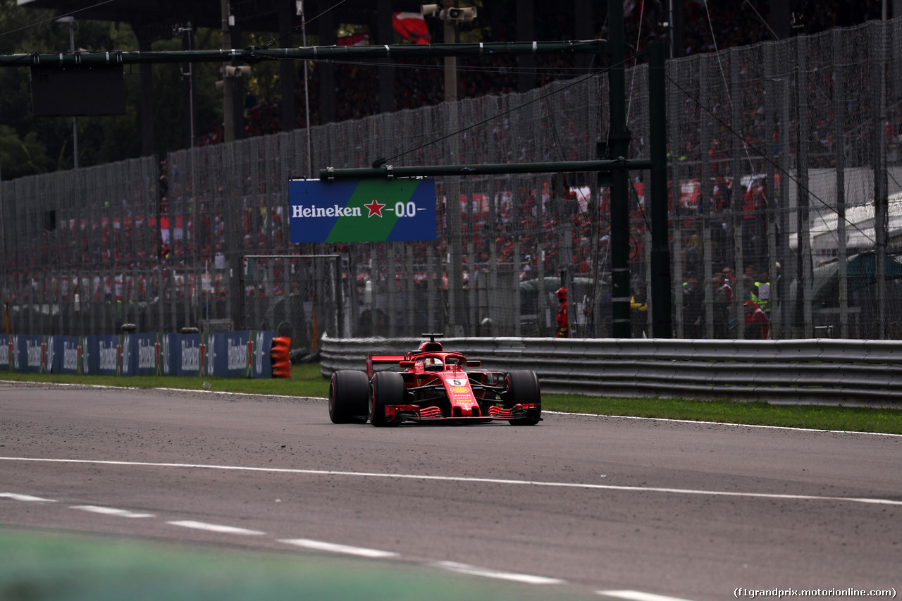GP ITALIA, 02.09.2018 - Gara, Sebastian Vettel (GER) Ferrari SF71H