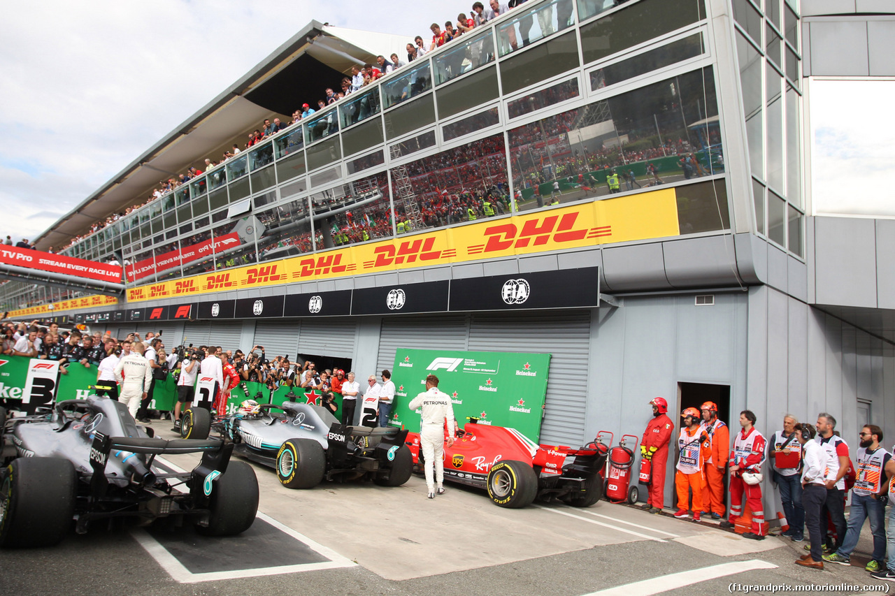 GP ITALIA, 02.09.2018 - Gara, Lewis Hamilton (GBR) Mercedes AMG F1 W09 vincitore