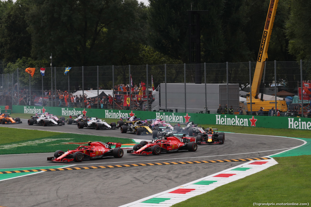 GP ITALIA, 02.09.2018 - Gara, Start of the race
