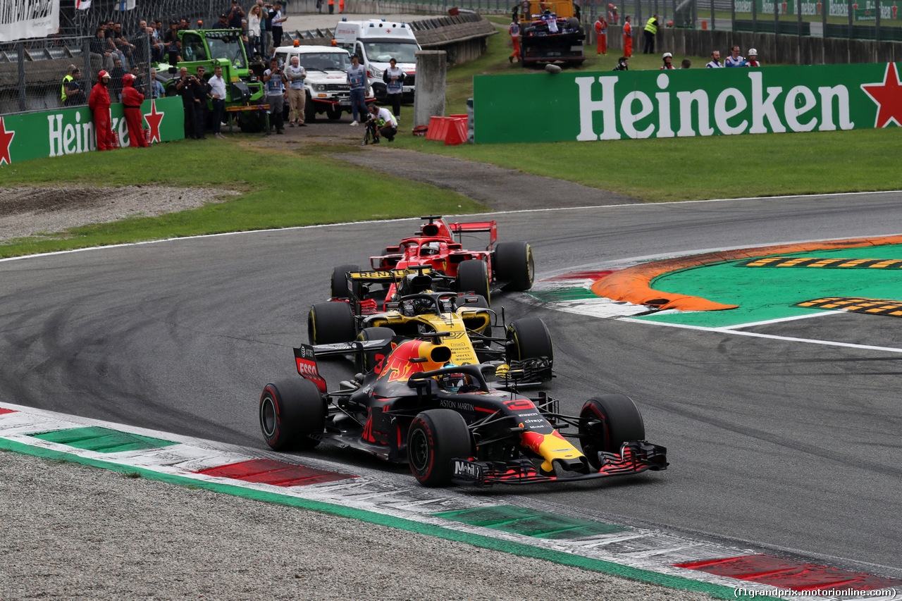GP ITALIA, 02.09.2018 - Gara, Daniel Ricciardo (AUS) Red Bull Racing RB14